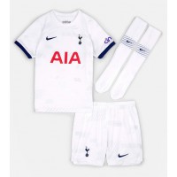 Billiga Tottenham Hotspur Radu Dragusin #6 Barnkläder Hemma fotbollskläder till baby 2023-24 Kortärmad (+ Korta byxor)